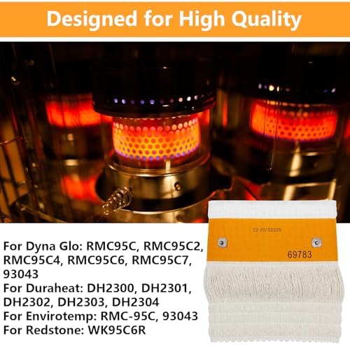 32225 Kerosene Heater Replacement Wicks for Kero World KW-24C DuraHeat DH-2300 Dyna GLO CV-2300, for Dyna-GLO RMC-95C