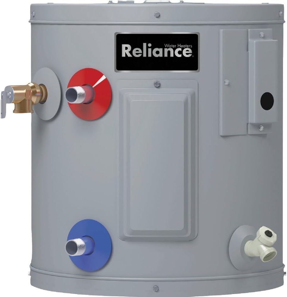 Reliance 10 Gallon 6 10 SOMSK Electric Water Heater, White