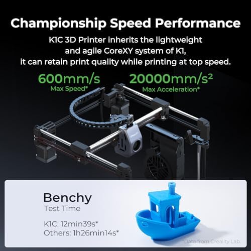 Creality SPARKX i7 Combo 3D Printer, Multi Color with CFS Lite High Speed AI Photo-to-3D Printing 95% Pre-Assemble Auto-Leveling Custom RGB Quick-Swap Essential Parts 10.24×10.24×10 inch