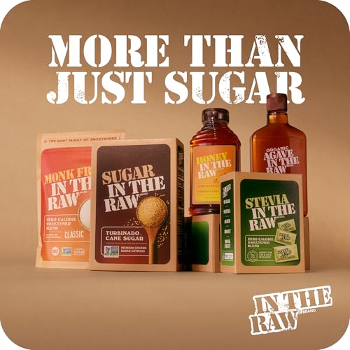 Stevia In The Raw, Plant Based Zero Calorie, No Erythritol, Sugar Substitute, Sugar-Free Sweetener for Coffee, Hot & Cold Drinks, Suitable For Diabetics, Vegan, Gluten-Free, 100Count Packets (1 Pack)