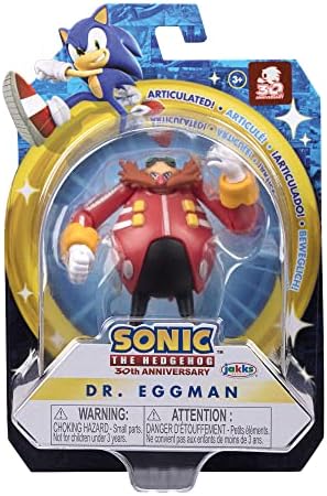 JAKKS Pacific Sonic The Hedgehog 2.5-Inch Action Figure Dr. Eggman Collectible Toy