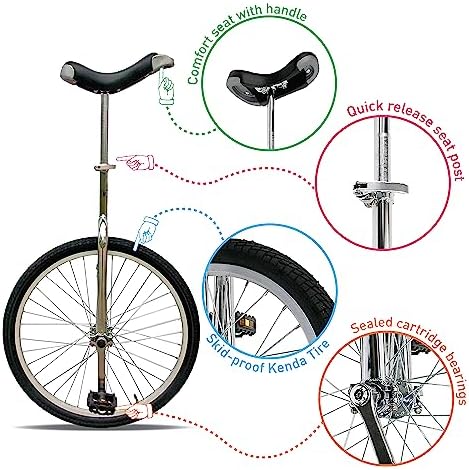 Fun 16 Inch Wheel Unicycle with Alloy Rim