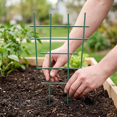 DOITOOL 12 Inch Small Plant Trellis for Potted Plants, 5-Pack