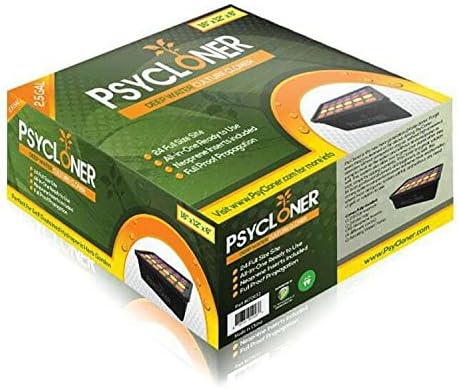Psycloner Clone Machine, Hydroponics System, Cloner for Plant Cuttings, Propagation, 2 Gallon, Deep Water Culture, DWC (24 Site)