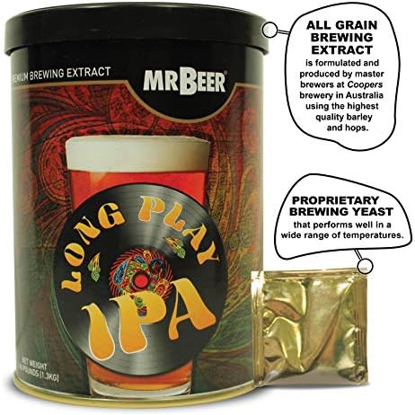 Mr. Beer Long Play IPA 2 Gallon Homebrewing Refill
