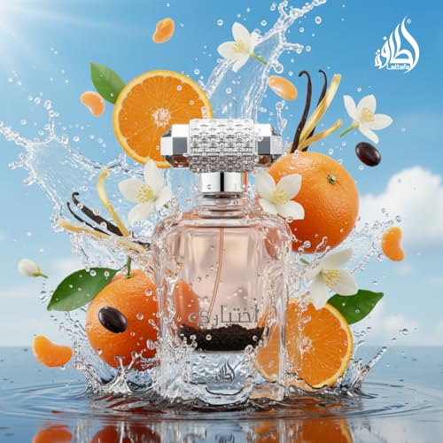 Lattafa Ekhtiari Eau de Parfum Spray for Unisex, 3.4 Ounce