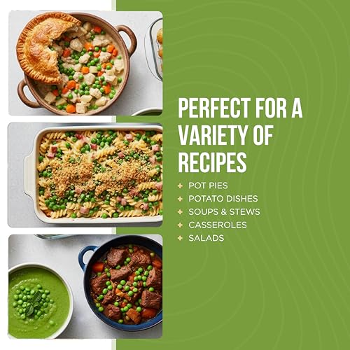 Augason Farms Freeze-Dried Peas Can | Emergency Food Supply, 30 Servings, 30 Year Shelf Life, Great for Cooking, Side Dishes, and Snacks