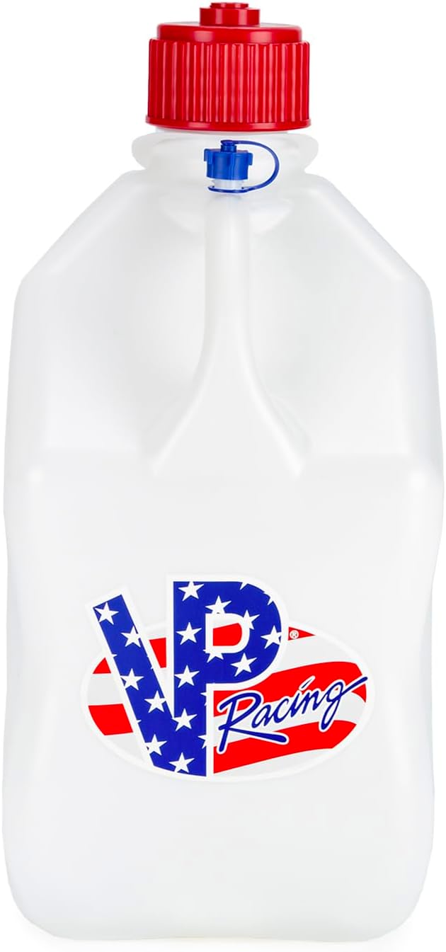 VP Racing 35221-CA, 5.5 Gallon Square Motorsport Jug Patriotic with 14" Standard Hose (2 Pack)