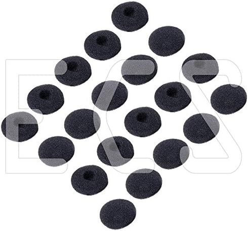 ECS Replacement Ear Cushions for Philips LFH0334 LFH0234 LFH0134, 10 Pairs | Comparable with Philips 510310928231, 10 Pairs, 20 Sponges, Quality
