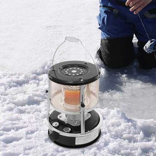 Kerosene Heaters, Portable Kerosene Space Heater, 9000 BTU, 10-15m² Heating Range, Portable Non Electric Stove for Camping, Outdoor