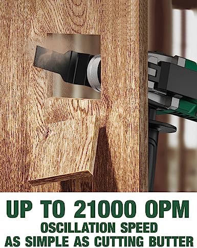 KIMO 20V Cordless Oscillating Tool Kit with 26-Pcs Accessories, Max 21000 OPM, 6 Variable Speed & 3° Oscillating Angle