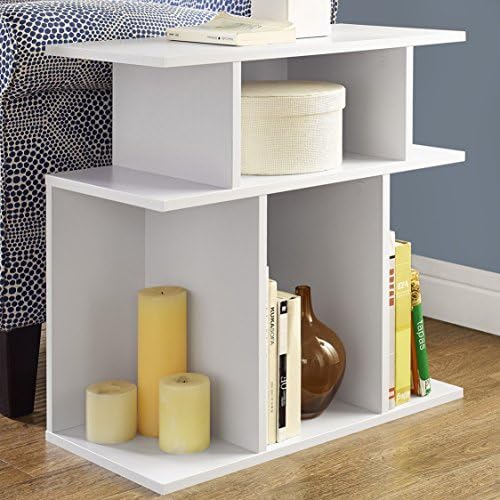 Monarch Specialties , Accent Side Table, Cappuccino, 24H"