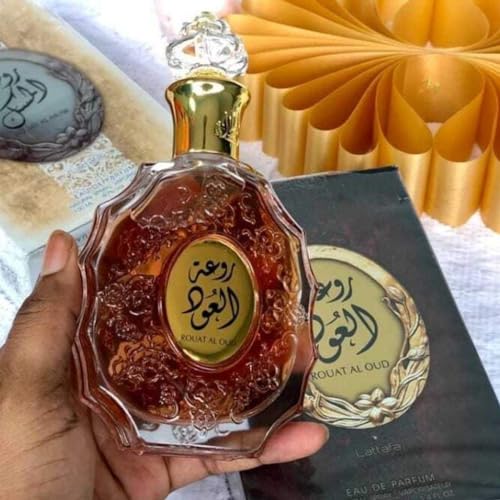 Lattafa Perfumes Rouat Al Musk for Unisex Eau de Parfum Spray, 3.40 Ounces / 100 ml