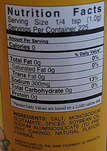 Andy's Seasoned Salt, 8 Ounce