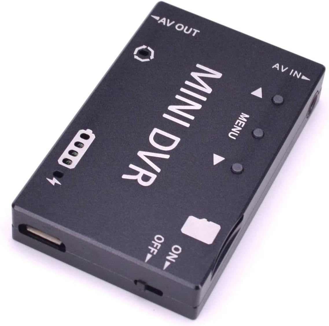 Mini FPV DVR Digital Video Recorder, 720P HD, NTSC/PAL, 32GB TF-Card Support, Built-in Battery, 3.5mm AV Interface