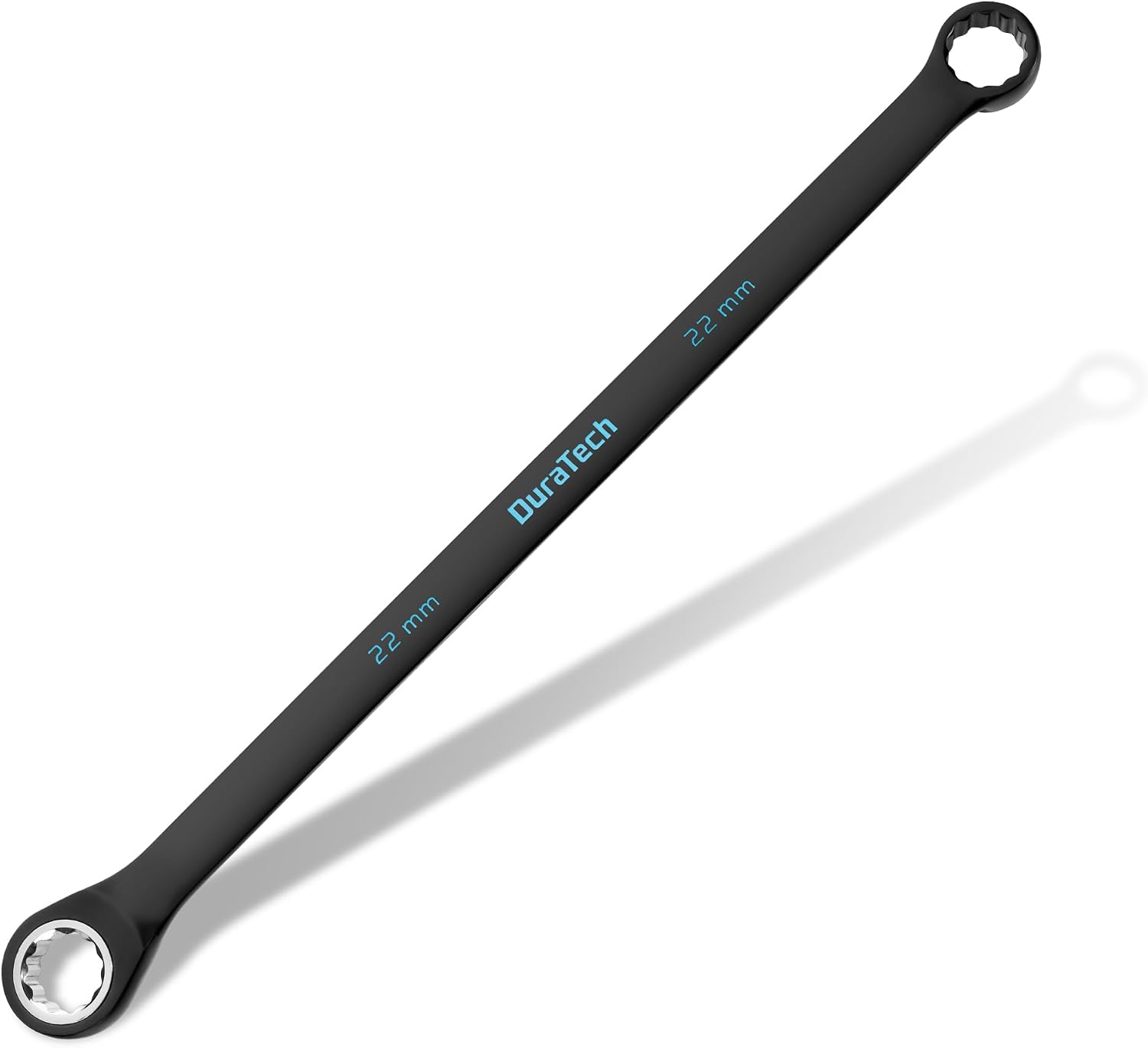 DURATECH Extra Long Ratcheting Wrench Set, Double Box End, Metric, 9-Piece