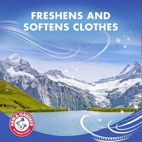 Arm & Hammer Essentials Fabric Softener Sheets-Mountain Rain-144ct