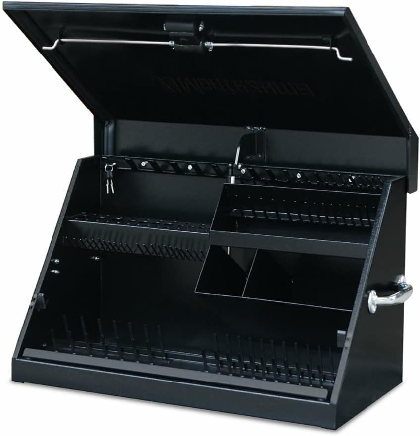 Montezuma ME300B 30-Inch Portable TRIANGLE Toolbox, Black