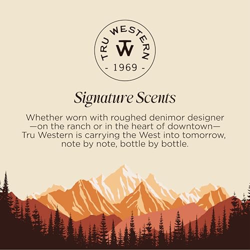 Tru Western Outlaw Men’s Cologne - Refreshing Bergamot, Lavender and Fir Balsam for a Sensual Aroma - 3.4 fl oz
