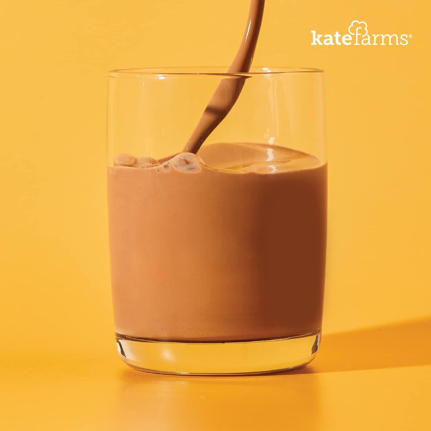 KATE FARMS Organic Nutrition Shake, Chocolate, 16g Protein, 12 Pack