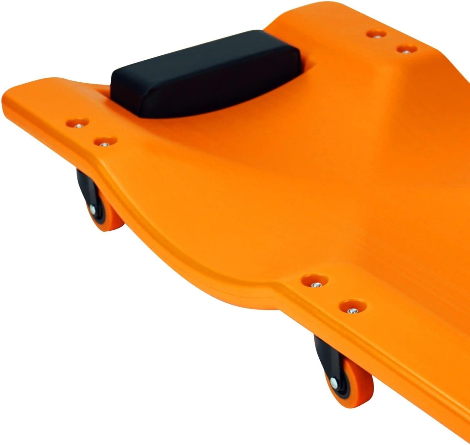 Pro Lift Mechanic Plastic Creeper 36 Inch - Blow Molded Ergonomic HDPE Body with Padded Headrest - 300 Lbs Capacity