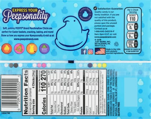 Peeps Blue Chicks/10-Cnt