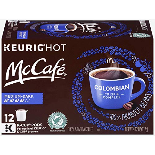 McCafe Colombian Keurig K Cup Coffee Pods (12 Count, 4.12 oz Box)