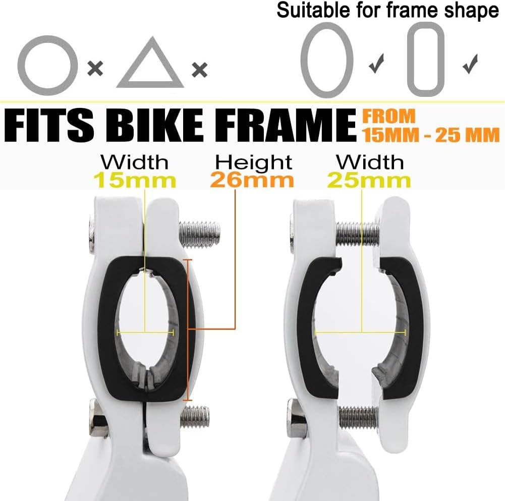 TOPCABIN Bike Kickstand Adjustable Aluminium Alloy Bicycle Kickstand Bike Side Kickstand Fit for 22" 24" 26" 28" Mountain Bike Road cycling/BMX/MTB (Black for 22-24-26-27-28 inch bike)
