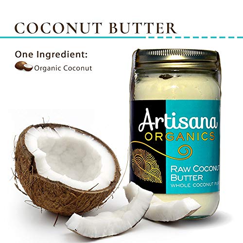 Artisana Organics Raw Coconut Butter, 14 oz | USDA Organic, Non-GMO, Gluten-Free & Keto, No Sugar Added, Paleo, Vegan, Creamy Spread to Boost Smoothies, Fruit Salads and Oatmeal.
