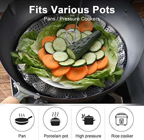 Stainless Steel Steamer Basket, Vegetable Steamer Basket for Instant Pot