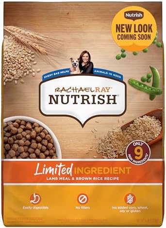 Nutrish Limited Ingredient Dry Dog Food, 6 lb. Bag, (Rachael Ray)
