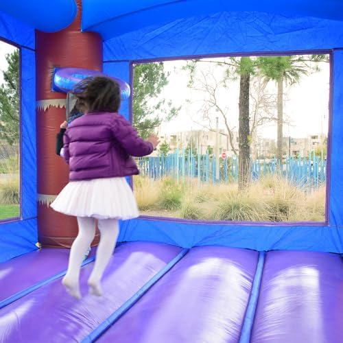 14x18 Enchanted Forest Inflatable Bounce House Dual Slide Pool