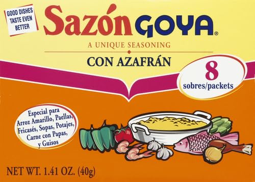 Goya Sazón Natural and Complete, Vegetables, All Purpose Seasoning, 3.52oz | Low Sodium Latin Spice Blend for Poultry, Seafood, Meat and Vegetables, All Purpose Mexican Seasoning, No Salt Added, Tasty
