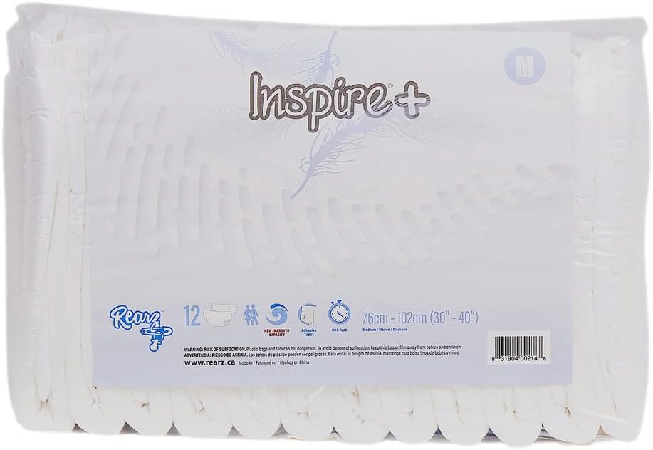 Rearz - Inspire+ Adult Nighttime Briefs (12 Pack) (Medium)