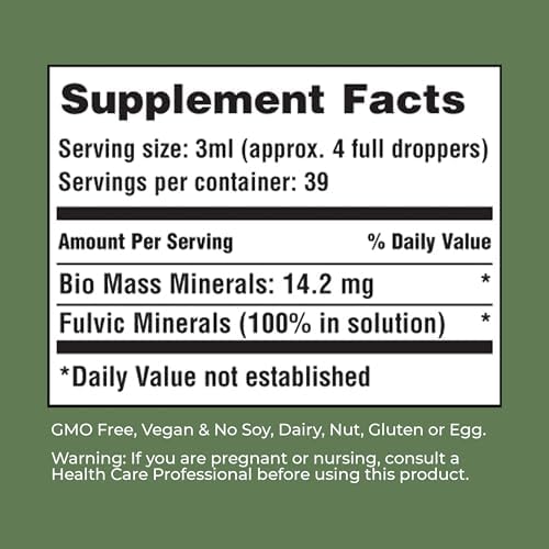 American Nutriceuticals - Vitality Boost Fulvic Acid w/Trace Mineral Drops - Multimineral Supplement -Rich in Amino Acids – Improves Energy Function