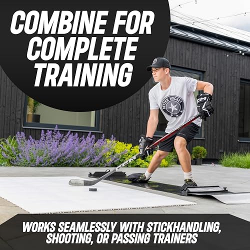 Better Hockey Extreme Slide Board - Portable IceHockey Training Aid, For Stamina, Endurance, Strength, Agility and Speed - Used by the Pros