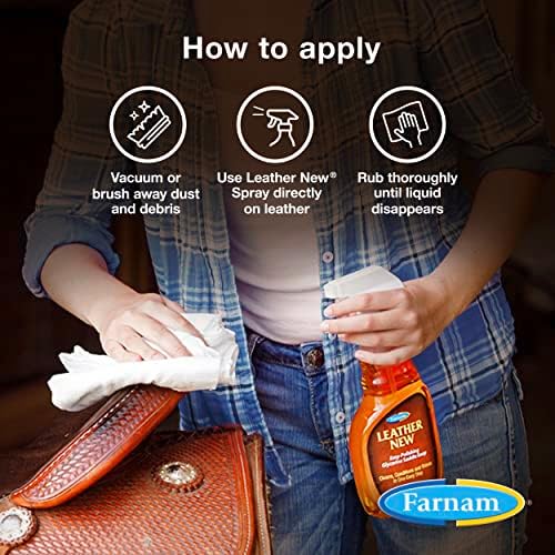Farnam Leather New Easy-Polishing Glycerine Saddle & Leather Cleaner, 16 oz