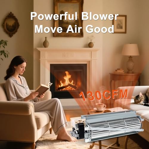 Replacement Fireplace Blower Kit for Heatilator, Majestic, Lennox, Temco Fireplace