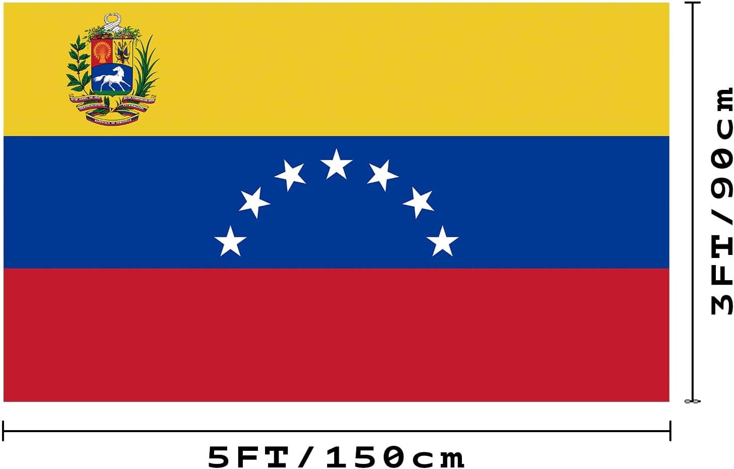 Nicaragua Flag Nicaraguan National Banner 3X5 FT Indoor Walls, Outdoor | Gardens, Decks, Car,Nicaragua Flags Decorations