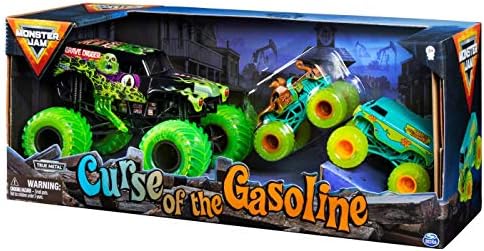 Monster Jam Curse of the Gasoline Diecast Car 3-Pack