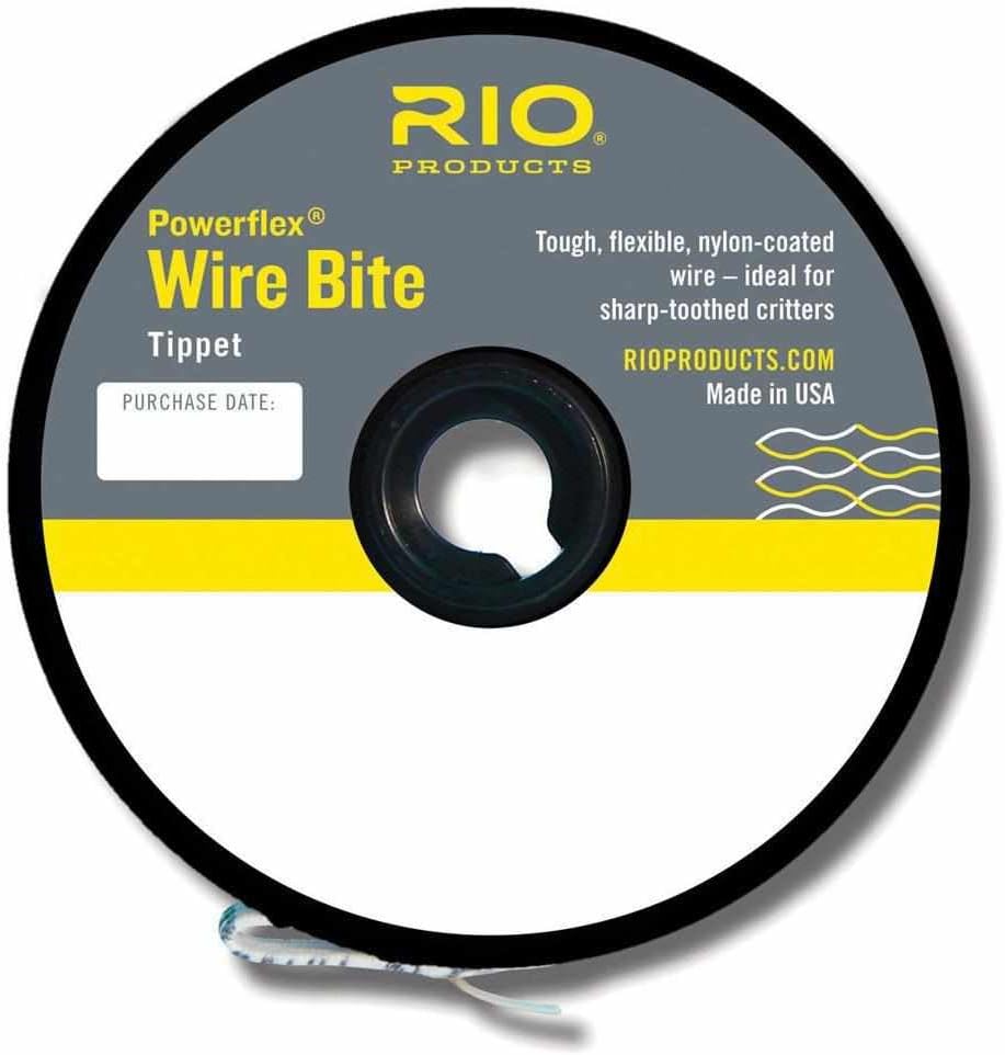 RIO Products Powerflex Wire Bite Tippet - Flexible Wire Fly Fishing Tippet - Designed for Sharp-Toothed Fish Including Pike, Musky, Barracuda, and Bluefish