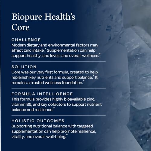 BioPure Core Capsules – Nutrient-Dense Formula with Essential Vitamins, Minerals & Bioavailable Nutrients for Cellular Health