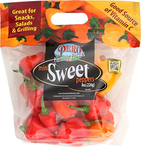 Pero Family Farms, Pepper Sweet Mini Conventional, 8 Ounce