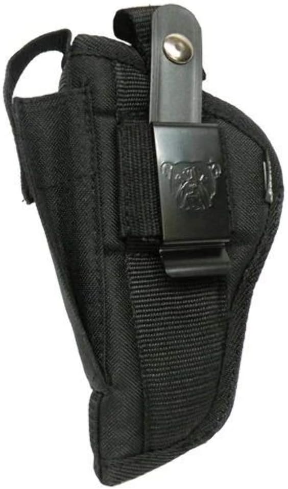 Bulldog Cases Nylon Hip Holster|Sizes for Revolver and Semi-Auto| Fits Glock, S&W, Ruger, Springfield, Taurus |
