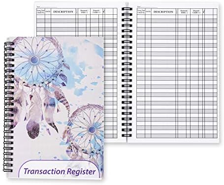 Top Spiral Bound Dream Catcher Checkbook/Transaction Register