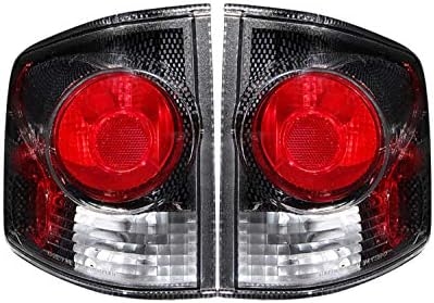 Anzo USA 211033 Chevrolet S10 3D Style Carbon Tail Light Assembly - (Sold in Pairs)