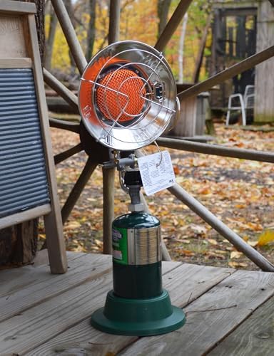Mr. Heater MH15 Single Tank Top Outdoor Propane Heater, Silver