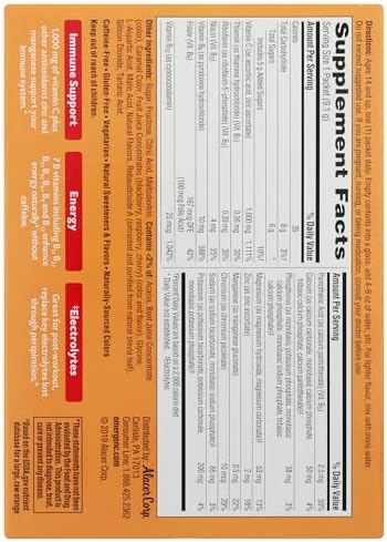 Alacer Raspberry Emergen C Box 30 Pack, 0.32 OZ