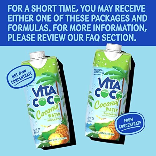 Vita Coco, Coconut Water Pineapple, 33.8 Fl Oz