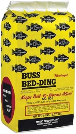 Magic Products Buss Worm Bedding, 5-Pound,black